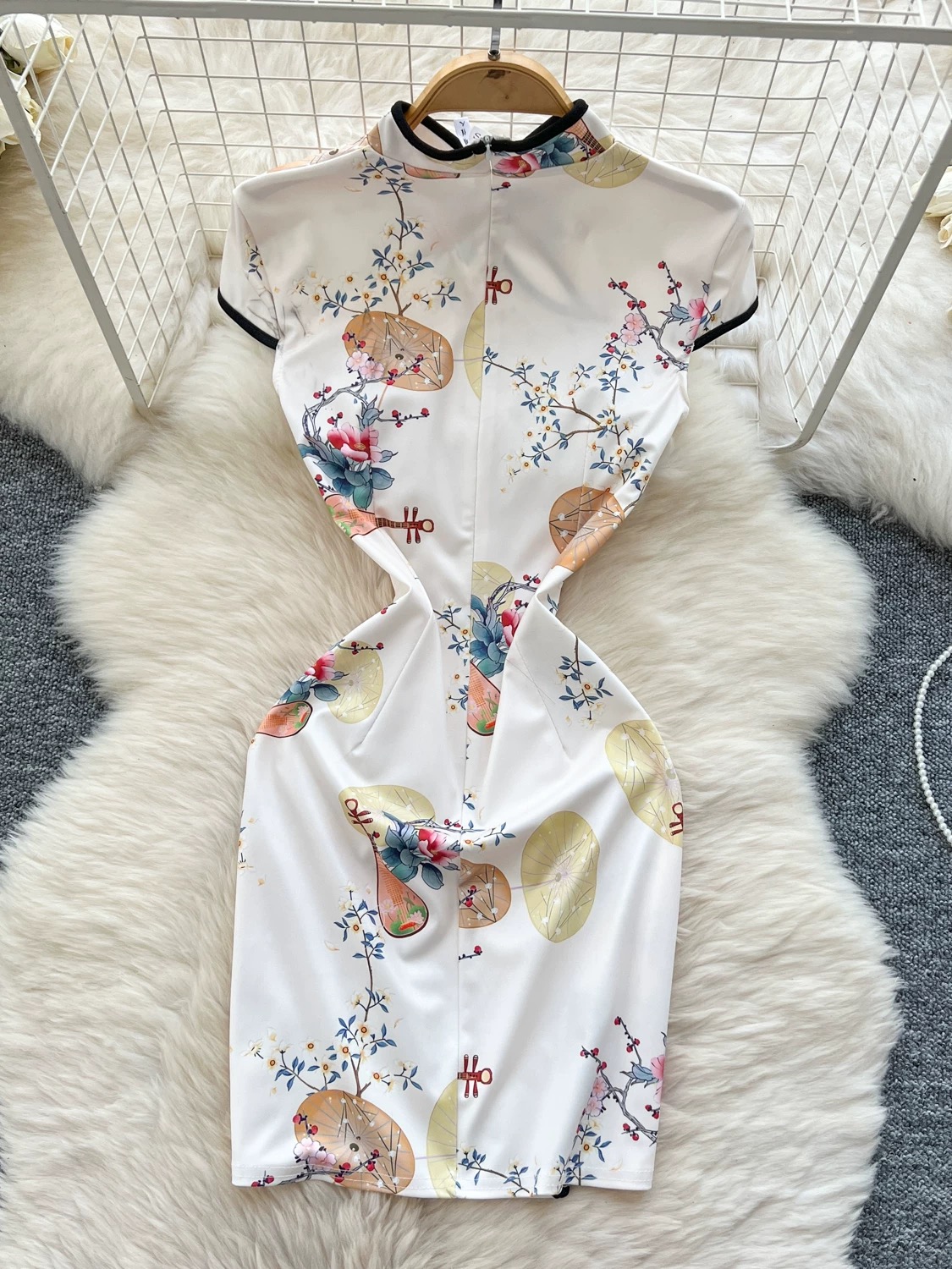 Confessions cross over qipao dress Q211 images